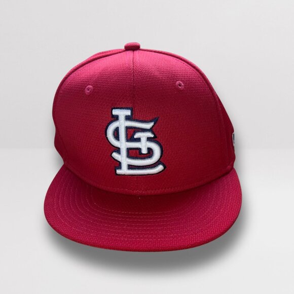 New Era 59FIFTY St. Louis Cardinals Red Fitted Hat Size 7 3/4 - Picture 2 of 6